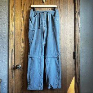 Mountain Hardwear Women's Size 4 Gray Convertible Zip Off Pants Nylon Hiking